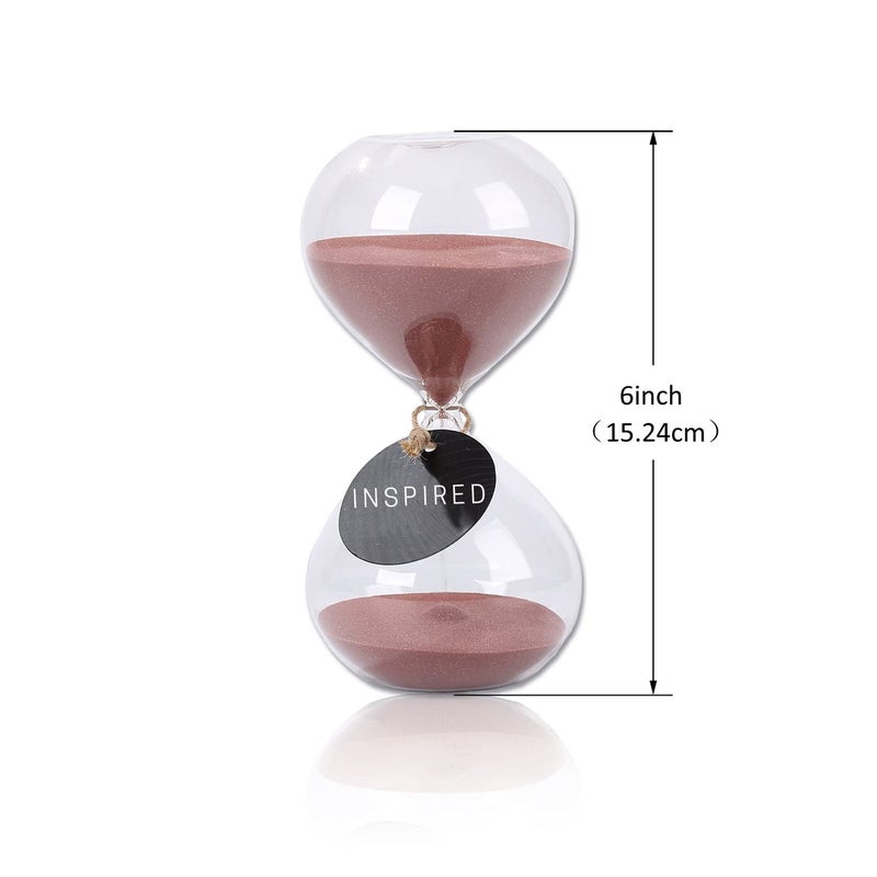 SWISSELITE Puff Sand Timer, Hourglass Sand Timers, Inspired Glass for Home, Desk, Office Decor - Image 3